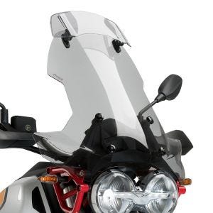 Visor Touring Screen compatible with Moto Guzzi V85 TT 19-24 smoke / tinted Puig