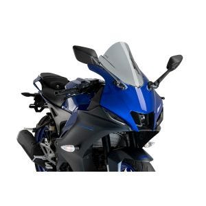 Z-Racing Windscreen Compatible with Yamaha YZF-R125 24 Black Puig 21715N