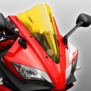 Racing Screen compatible with Yamaha YZF-R 125 08-18 Yellow Puig