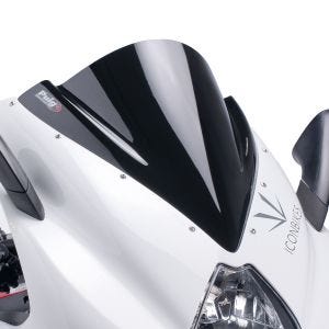 Racing Screen Z compatible with MV Agusta F3 675/ F3 800 13-21 black Puig 5651N