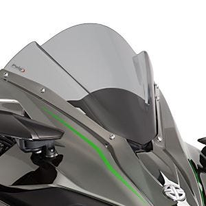 Racing Screen Z compatible with Kawasaki Ninja H2 15-20 Smoke Puig