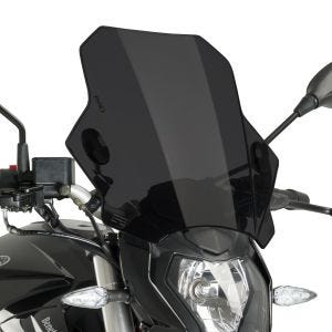 Windshield compatible with KTM 890 Duke R 20-23 dark smoke Puig Bat