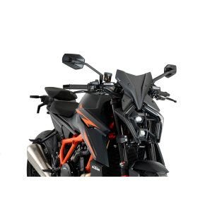 Windshield New Generation Sport compatible with KTM 1390 SUPER DUKE R 24'-25' matt blck Puig 21906j
