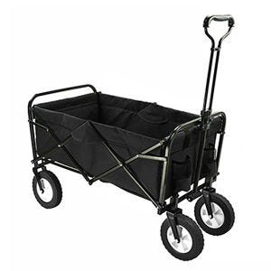 Handcart with steel frame foldable Divit handcart garden cart foldable ME69 black DPL1