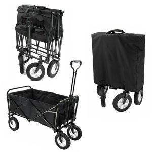 Handcart with steel frame foldable Divit handcart garden cart foldable ME69 black DPL3
