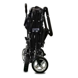 Handcart with roof foldable Divit transport cart garden cart foldable steel ME70 black DPL3