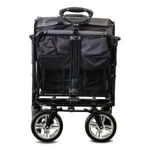Handcart with roof foldable Divit transport cart garden cart foldable steel ME70 black DPL4
