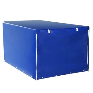 Trailer tarpaulin with rubber belt 210 x 114 x 88cm Vanit high tarpaulin waterproof 610 g / m² ME98 blue DPL1