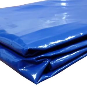 Trailer tarpaulin with rubber belt 210 x 114 x 88cm Vanit high tarpaulin waterproof 610 g / m² ME98 blue DPLI2