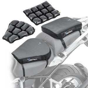 Set SG3 Motorrad Sitzkissen Air Deluxe M Komfortkissen und Sitzkissen Air S Tourtecs in schwarz_1