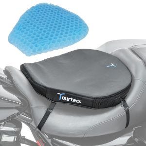 Motorcycle Gel TPE Seat Cushion Tourtecs L Seat Pad