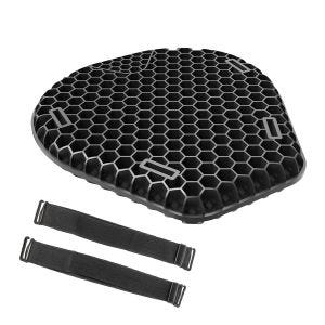 Motorbike Gel TPE Seat Cushion Tourtecs AC2 Comfort Seat Pad M black
