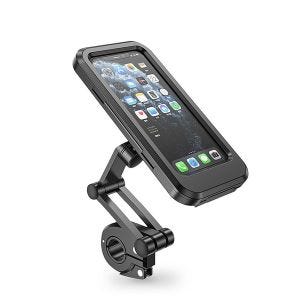 Motorcycle smartphone holder Smartphone pocket 6,9" for handlebar Tourtecs GP17