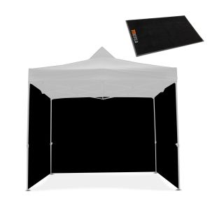 Set 4 Pavillon Seitenwände für KTM 350 EXC-F / SX-F mit Werkstattmatte190x80 Tourtecs_1