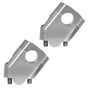 Lenkererhöhung Tourtecs 40mm Aluminium für Lenker mit Ø 22mm 7/8" silber_1