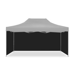 4 Pavillon walls foldable for Racing tent 3x4,5m Tourtecs black