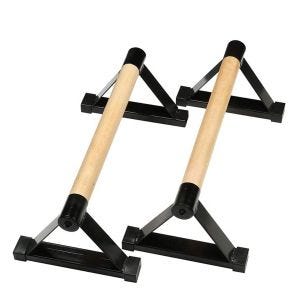 Indoor Calisthenics Wooden Grips Divit IC1 Gymnastics Parallettes black DPL1