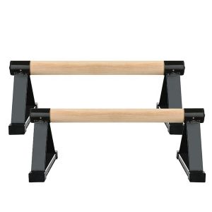 Indoor Calisthenics Wooden Grips Divit IC1 Gymnastics Parallettes black DPL3