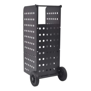 Firewood trolley 55 x 45 x 104cm Divit firewood rack steel fireplace accessories RE42 black DPL1