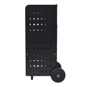 Firewood trolley 55 x 45 x 104cm Divit firewood rack steel fireplace accessories RE42 black DPL2