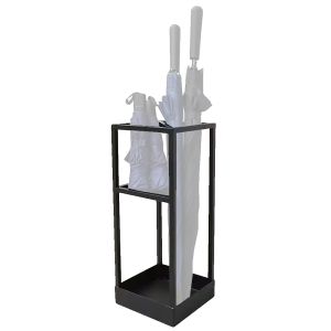 Umbrella stand Divit RE64 steel holder for umbrella coat rack black DPLI2