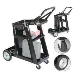 Welding trolley with 3 shelves Tourtecs SW1 workshop trolley welding table black DPL1 NEW