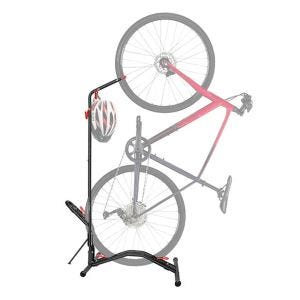 Freestanding bicycle stand Cranit floor stand vertically horizontally adjustable RE97 black