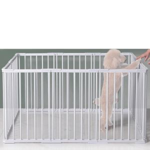 Puppy run metal Divit PL17 animal playpen outdoor enclosure 95 x 48 x 68cm  white NEW