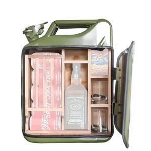 Drinks rack minibar petrol canister bar design Divit MF1