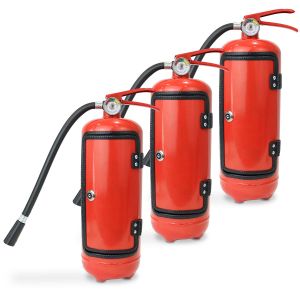 3x Minibar in fire extinguisher design MF51 Divit bar shelf / storage
