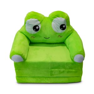 Children's armchair foldable Divit PL48 children's sofa sofa bed with plush padding  frog NEW