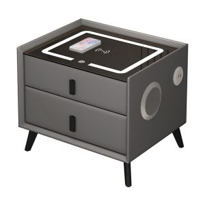 Intelligent bedside table Divit NT15 bedside table with 10W speakers LED lighting and wireless charging