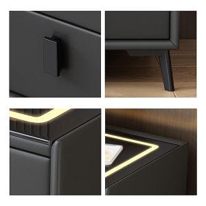 Intelligent bedside table Divit NT15 bedside table with 10W speakers LED lighting and wireless charging DPL1