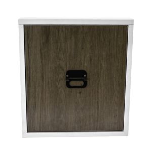 Wall folding stool Divit WK11 shoe changing stool brown DPL3