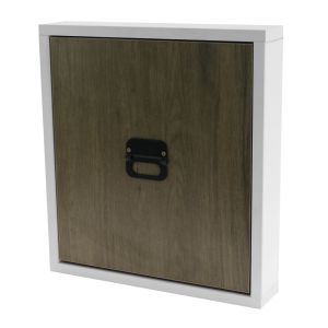 Wall folding stool Divit WK11 shoe changing stool brown DPL4