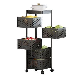 Kitchen trolley on wheels with 5 levels KW56 kitchen organizer Divit NEW