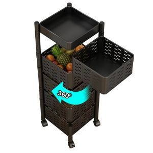 Kitchen trolley on wheels with 5 levels Divit KW56 kitchen organizer DPL2 NEW