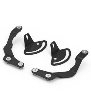 Windshield Bracket suitable for BMW R 1250 GS Adventure 19-24 Tourtecs WS10 Set Windscreen Holder black