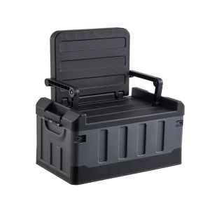 2 in 1 storage box with seat AS9 camping storage box foldable