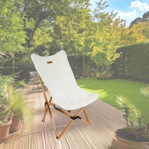Camping chair CS2 folding chair foldable outdoor chair modern white DPL1