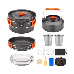 Camping cookware set Vanit CG5 Camping cookware 19cm x 19cm x 13cm