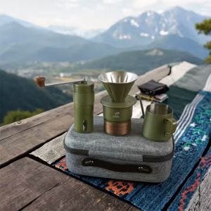 Camping Coffee Set Vanit KS2 Camping Coffee Kit 5-piece DPL1