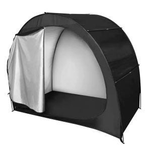 Bicycle shelter Vanit XU62 tent garage 200 x 80 x 160 cm waterproof with carry bag black DPL1