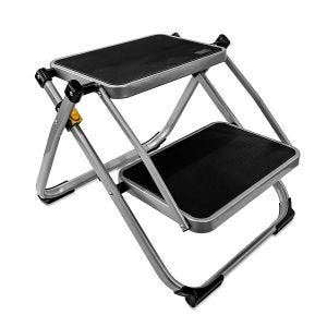 Step caravan Vanit RI49 folding step 2 steps stepladder foldable steel up to 150 kg black DPLN1