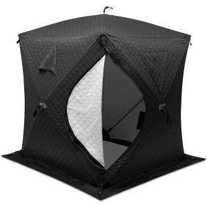 Camping tent sauna tent 1-2 persons waterproof 180 x 180 x 210 cm GI92 black