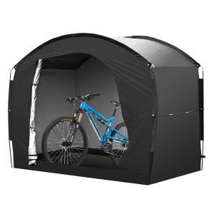 Bicycle shelter Vanit XU62 tent garage 200 x 80 x 160 cm waterproof with carry bag black