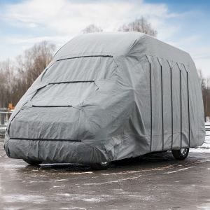 Protective cover 650x235x270cm motorhome Universal Vanit tarpaulin Camper ME61 gray DPLN2