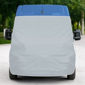 Motorhome windshield cover fleece compatible with Fiat Ducato 06-23 window insulation Vanit ME58 gray DPLN5