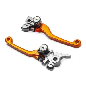Bremshebel + Kupplungshebel für KTM 450 EXC-F 14-21 Xdure Flex orange_1