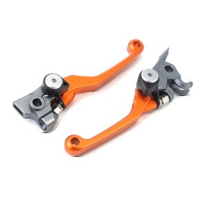 Bremshebel + Kupplungshebel für KTM 450 EXC-F 07-13 Xdure Flex orange_1